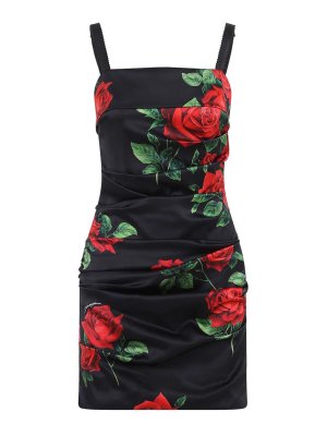 DOLCE & GABBANA: ショートドレス - ショートドレス - 黒