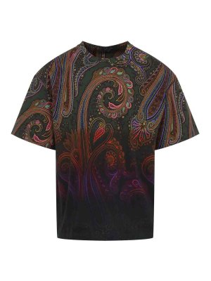 ETRO: T-shirts - T-Shirt - Vert