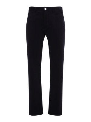 GIORGIO ARMANI: Jeans à jambe droite - Jean Droit - Violet Foncé
