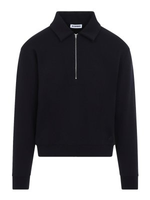 JIL SANDER: Felpe e maglie - Felpa con mezza zip