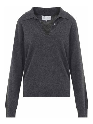 Maison Margiela: Polos  - Polo - Gris