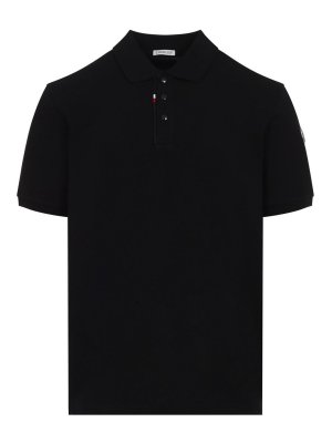 MONCLER: Poloshirts - Poloshirt - Schwarz
