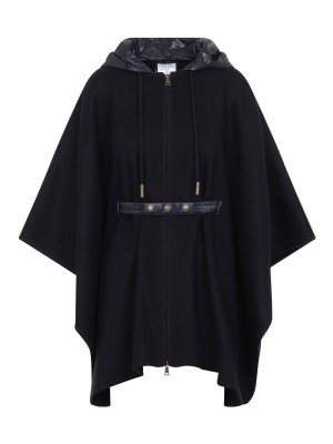 MONCLER: cappotti al ginocchio - Mantello di lana