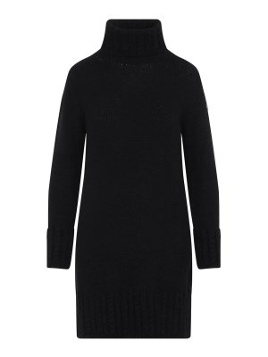 MONCLER: ニーレングスドレス - 膝丈ドレス - 黒