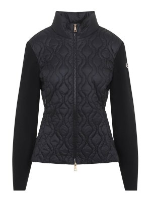 MONCLER: Cardigans - Cardigan - Noir