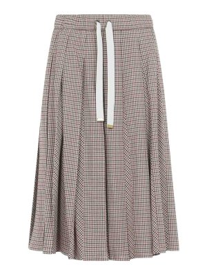 MONCLER: Knielange und Midi Röcke - Midirock - Bunt