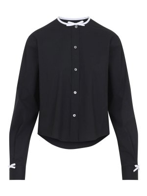 MOSCHINO: giacche casual - Giacca con fiocco nero