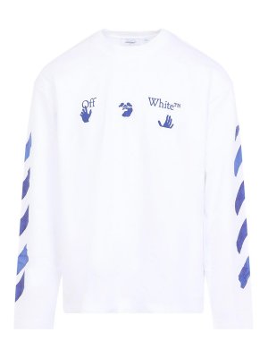 OFF-WHITE: t-shirts - Off-White Bacco Arrow L/S Skate T-Shirt
