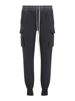RICK OWENS: ストレートジーンズ - ストレートジーンズ - 黒