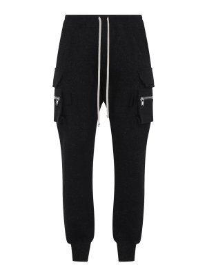 RICK OWENS: カジュアルトラウザー - カジュアルパンツ - 黒