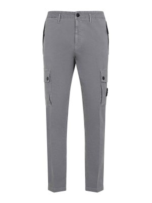 STONE ISLAND: casual trousers - Cotton Trousers