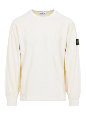 STONE ISLAND: スウェット＆セーター - スウェットシャツ/セーター - 白