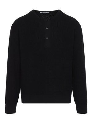 STUDIO NICHOLSON: Pull col rond - Pull Col Rond - Noir