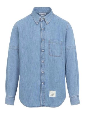 THOM BROWNE: Hemden - Hemd - Hellblau
