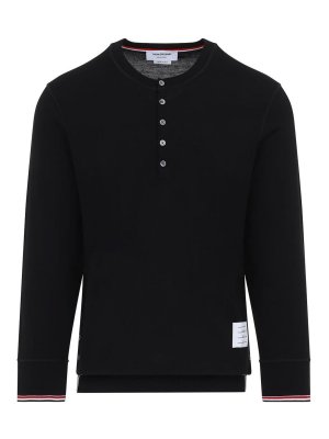 THOM BROWNE: Tops y camisetas sin mangas - Top - Negro