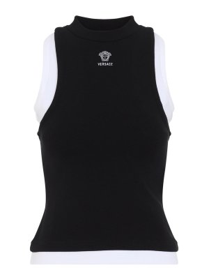 VERSACE: Tops und Tank Tops - Top - Schwarz