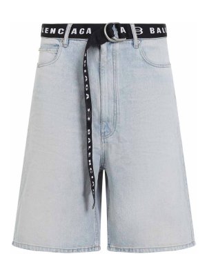 BALENCIAGA: Trousers Shorts - Belted Shorts