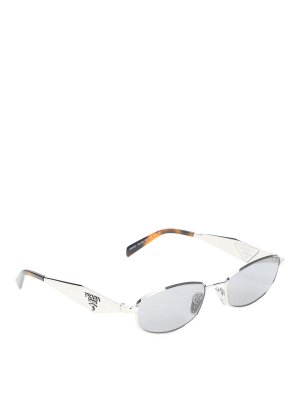 PRADA: Lunettes de soleil - Lunettes De Soleil - Argent