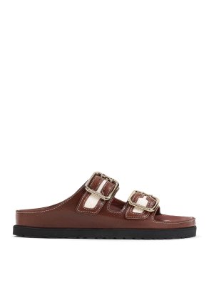 BIRKENSTOCK: Sandalen - Sandalen - Braun