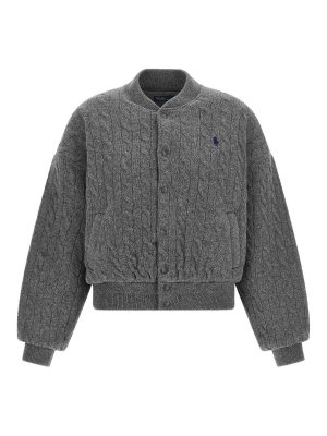 POLO RALPH LAUREN: Bomberjacken - Bomberjacke - Grau
