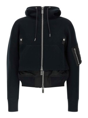Sacai: Bomberjacken - Bomberjacke - Schwarz