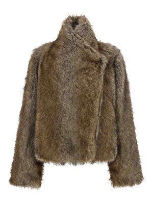 B&B COUTURE: Fur & Shearling Coats - Eco-Fur Coat