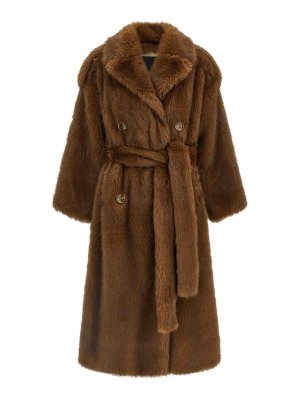 B&B COUTURE: Fur & Shearling Coats - Eco-Fur Coat