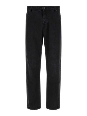 Balmain: straight leg jeans - Denim Jeans