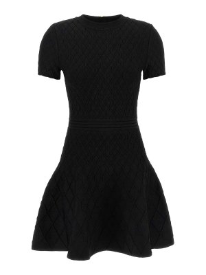 Balmain: Knielange Kleider - Knielanges Kleid - Schwarz