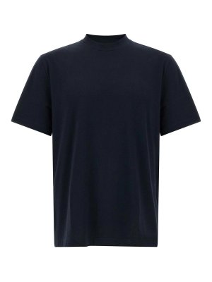BRIONI: t-shirts - Logo Embroidery T-Shirt