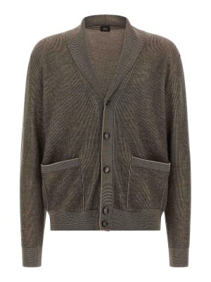 BRIONI: cardigans - Shawl Neck Cardigan