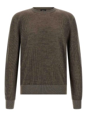 BRIONI: crew necks - Vanis Weave Sweater