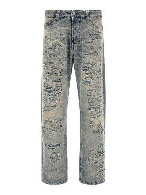 DIESEL: Jeans Rectos - Vaqueros Rectos - Azul Claro