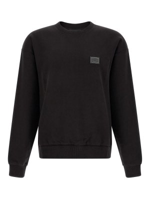 DOLCE & GABBANA: Sweatshirts und Pullover - Sweatshirt - Schwarz