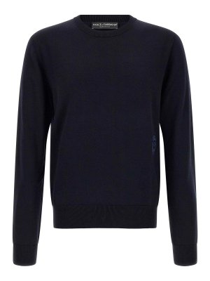 DOLCE & GABBANA: クルーネック - クルーネック - ブルー