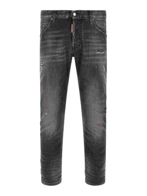 DSQUARED2: straight leg jeans - Jeans