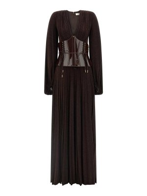ELISABETTA FRANCHI: Abendkleider - Abendkleid - Braun