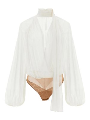 ELISABETTA FRANCHI: ニーレングスドレス - 膝丈ドレス - 白