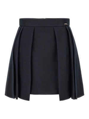 ELISABETTA FRANCHI: minigonne - Gonna in fresca lana