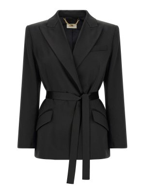 ELISABETTA FRANCHI: Blazer - Blazer - Negro