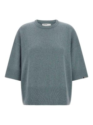 EXTREME CASHMERE: Strickpullover mit Rundhalsausschnitt - Rundhalspullover - Grün