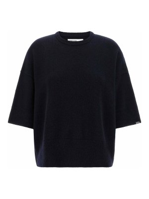 EXTREME CASHMERE: Strickpullover mit Rundhalsausschnitt - Rundhalspullover - Blau