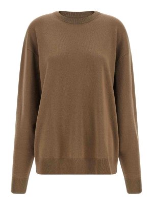 EXTREME CASHMERE: Strickpullover mit Rundhalsausschnitt - Rundhalspullover - Braun