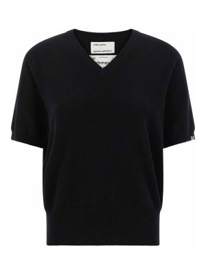 EXTREME CASHMERE: Strickpullover mit Rundhalsausschnitt - Rundhalspullover - Schwarz