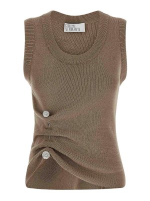GIUSEPPE DI MORABITO: Tops und Tank Tops - Top - Beige