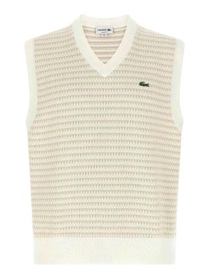 LACOSTE: Chalecos - Chaleco - Beis