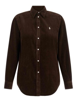 POLO RALPH LAUREN: シャツ - シャツ - ブラウン