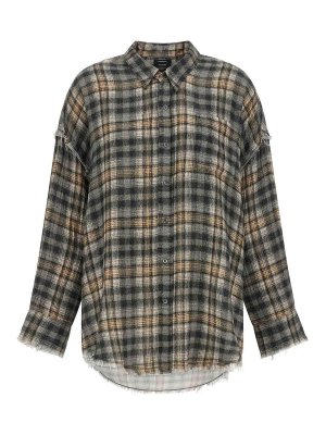 R13: shirts - Raw Cut Hem Shirt