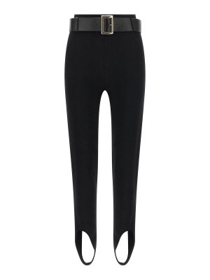 Self Portrait: leggings - Leggings Con Staffa E Cintura