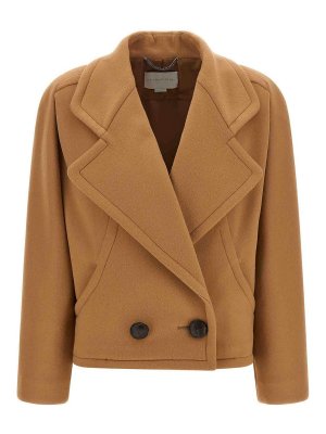 STELLA McCARTNEY: short coats - Double-Breasted Coat